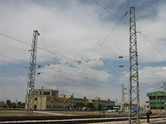 آلبوم تصاویر پروژه طراحی شبکه بالا سری قطار برقی گلشهر هشتگرد